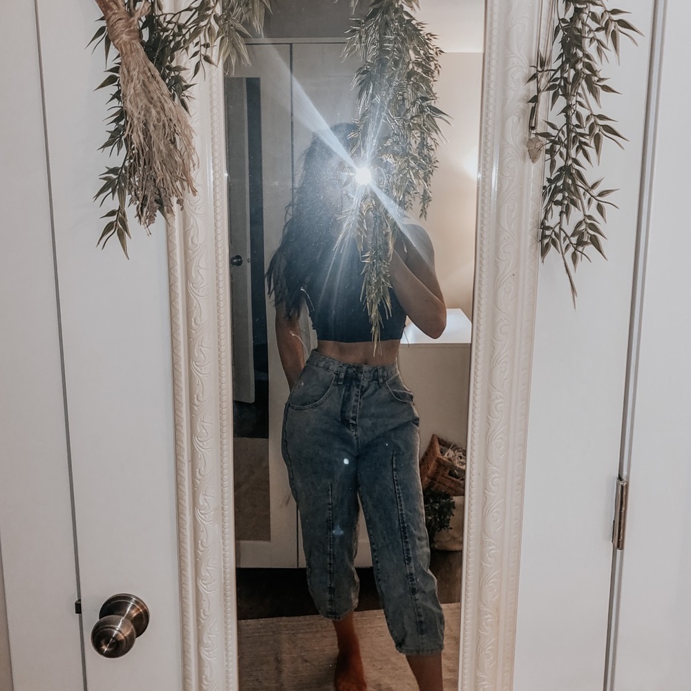Jogger styled jeans from NANING9, originally purchased from Velour.